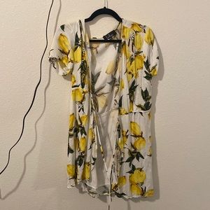 Lulus lemon dress